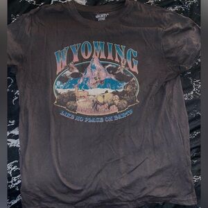 Mighty Fine Wyoming Nature Graphic Tee